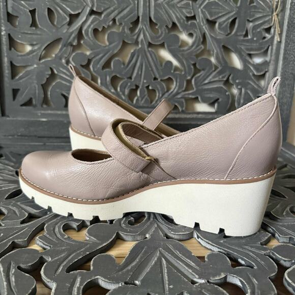 Vionic Women's Alma Mary Jane Leather Wedges Shoes Woman’s Size US 8.5 - Picture 5 of 12
